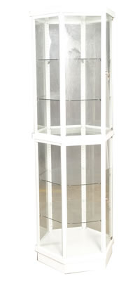 VITRINA HEXAGONAL PINTADA